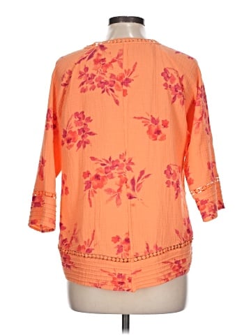 Soft Surroundings 3/4 Sleeve Blouse (view 2)