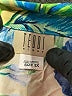 Teddi 100% Rayon Tropical Blue Short Sleeve Blouse Size 3X - photo 7
