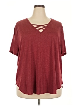 Shein Curve Short Sleeve Top