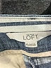 Ann Taylor LOFT 100% Cotton Stripes Gray Shorts Size 6 - photo 3