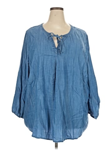 St. John's Bay 3/4 Sleeve Blouse (view 1)