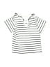 Lilly & Sid 100% Organic Cotton Stripes Ivory Short Sleeve Polo Size 6-12 mo - photo 2