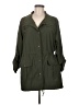 Sanctuary 100% Polyester Green Trenchcoat Size M - photo 1