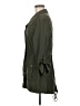 Sanctuary 100% Polyester Green Trenchcoat Size M - photo 5