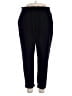 Maurices Solid Black Track Pants Size 16W - photo 1