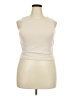 Shein Curve Ivory Sleeveless Blouse Size 2X - photo 1