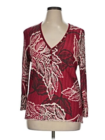 Sigrid Olsen 3/4 Sleeve T-Shirt (view 1)