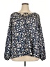 Emery Rose Blue Long Sleeve Blouse Size XXXL - photo 1