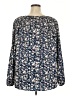 Emery Rose Blue Long Sleeve Blouse Size XXXL - photo 2