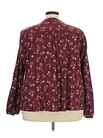 St. John's Bay Long Sleeve Blouse (view 2)