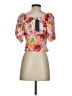Eclair Pink Short Sleeve Blouse Size S - photo 2