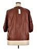 the GET 100% Leather Brown Leather Top Size XXL - photo 2