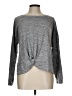 Eyeshadow Gray Long Sleeve Top Size L - photo 1