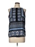 Renee C. 100% Polyester Blue Tank Top Size L - photo 1
