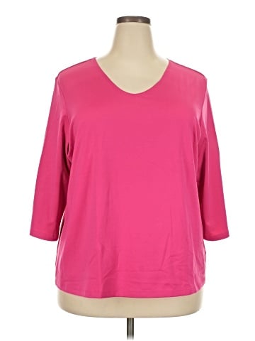 Susan Graver 3/4 Sleeve T-Shirt (view 1)