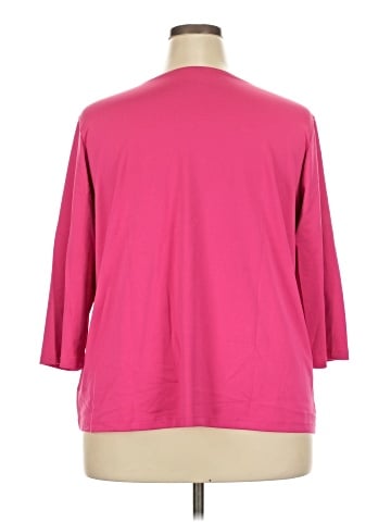 Susan Graver 3/4 Sleeve T-Shirt (view 2)