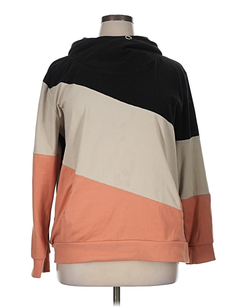Pre-owned Assorted Brands Fleece Jacket In Orange