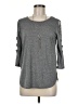By & By Gray 3/4 Sleeve Top Size M - photo 1