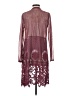 Ember 100% Polyester Burgundy Kimono Size S - photo 2