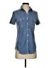 Eddie Bauer Blue Short Sleeve Button-Down Shirt Size S (estimated) - photo 1