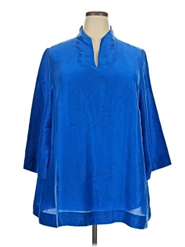 Eileen Fisher 3/4 Sleeve Silk Top (view 1)