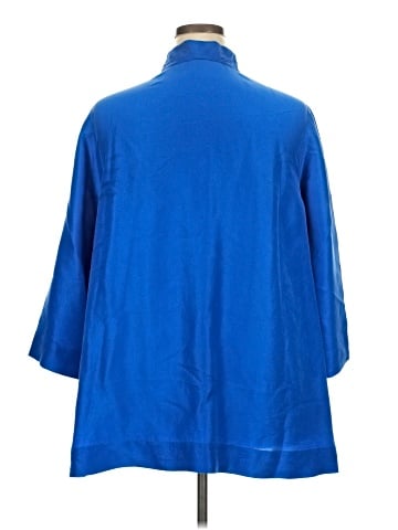Eileen Fisher 3/4 Sleeve Silk Top (view 2)