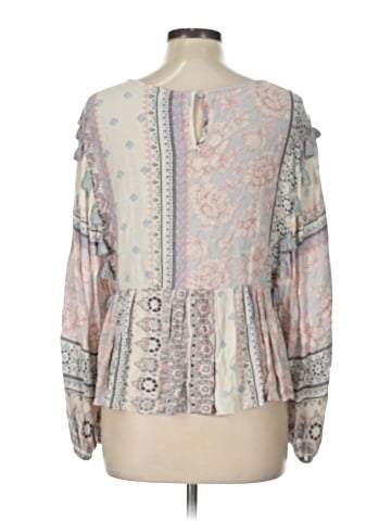 American Eagle Outfitters Long Sleeve Blouse (view 2)