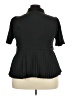 Shein Curve Black 3/4 Sleeve Button-Down Shirt Size 3X - photo 2