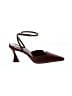 Reformation Burgundy Heels Size 8 1/2 - photo 1