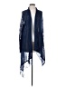 One World 100% Acrylic Blue Poncho Size S - photo 1