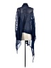 One World 100% Acrylic Blue Poncho Size S - photo 2