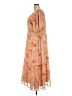 Melonie 100% Polyester Floral Orange Casual Dress Size 24 - photo 5