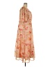 Melonie 100% Polyester Floral Orange Casual Dress Size 24 - photo 4