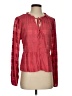 Evereve Red Long Sleeve Blouse Size S - photo 1