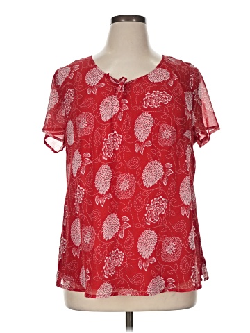 Cj Banks Short Sleeve Blouse (view 1)