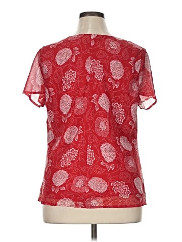 Cj Banks Short Sleeve Blouse (view 2)