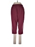 Daisy Fuentes Solid Burgundy Active Pants Size L - photo 2