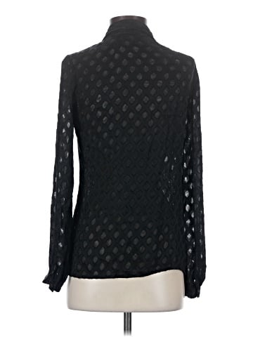 Tory Burch Long Sleeve Silk Top (view 2)