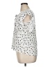 Como Blu White Short Sleeve Blouse Size XL - photo 5