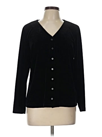 Petite Sophisticate Long Sleeve Blouse (view 1)