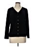 Petite Sophisticate Black Long Sleeve Blouse Size Lg Petite - photo 1