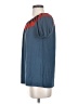 Ella Moss Blue Short Sleeve Blouse Size XS - photo 5