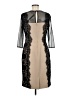 Leslie Fay Tan Cocktail Dress Size 8 - photo 2
