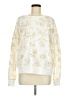 Umgee Floral Ivory Sweatshirt Size M - photo 1