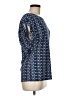 Laundry by Shelli Segal Blue Short Sleeve Blouse Size M - photo 4