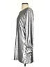 David Lerner Metallic Silver Cocktail Dress Size S - photo 5