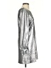 David Lerner Metallic Silver Cocktail Dress Size S - photo 4