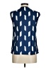 Shein 100% Polyester Blue Sleeveless Blouse Size 6 - photo 2