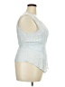 Unbranded Blue Sleeveless Blouse Size 3X - photo 4