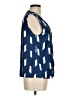 Shein 100% Polyester Blue Sleeveless Blouse Size 6 - photo 4